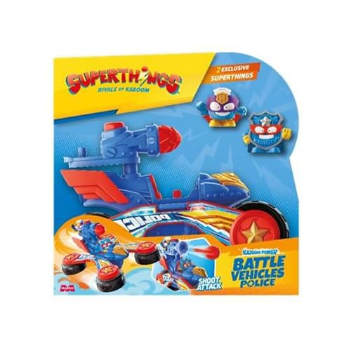 Superthings Kazoom Power Battle Vehicle Police moto drone