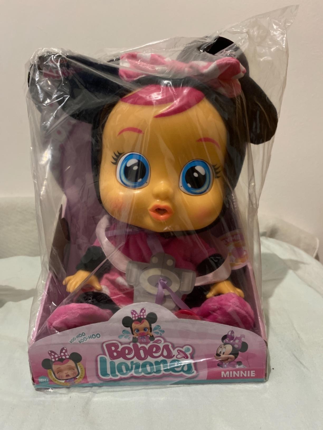 IMC Toys Cry Babies Minnie Bambola Interattiva Pigiama Lacrime Vere
