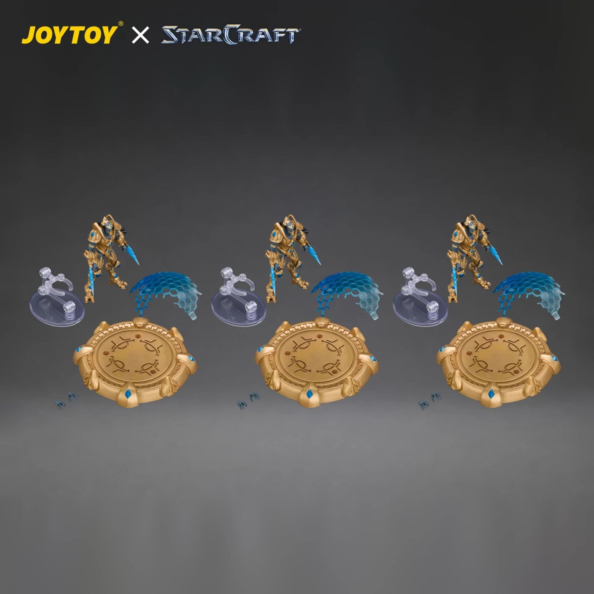 JoyToy Protoss Zealot Set Action Figure StarCraft 3 Pezzi