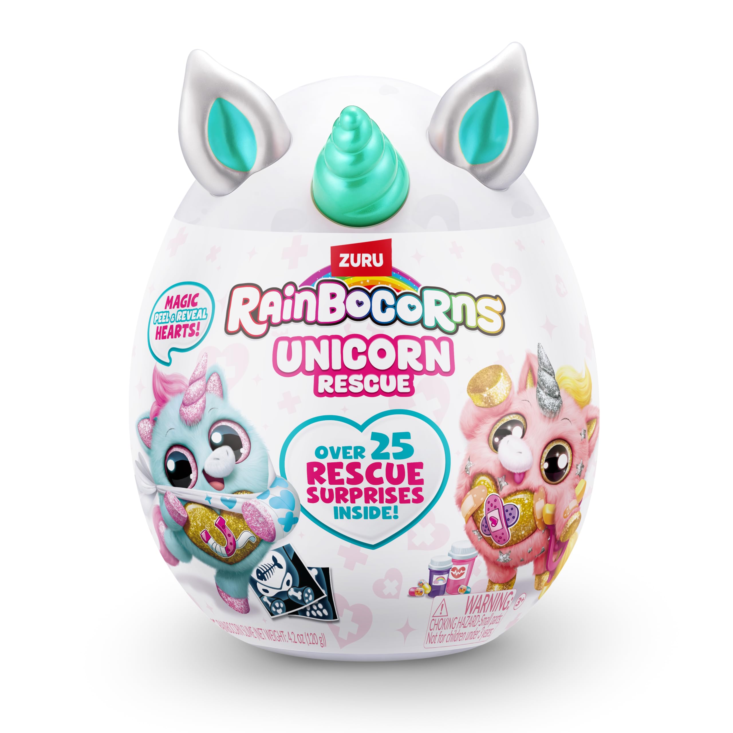Rainbocorns Unicorn Rescue Surprise Tiffany uovo peluche 25 sorprese