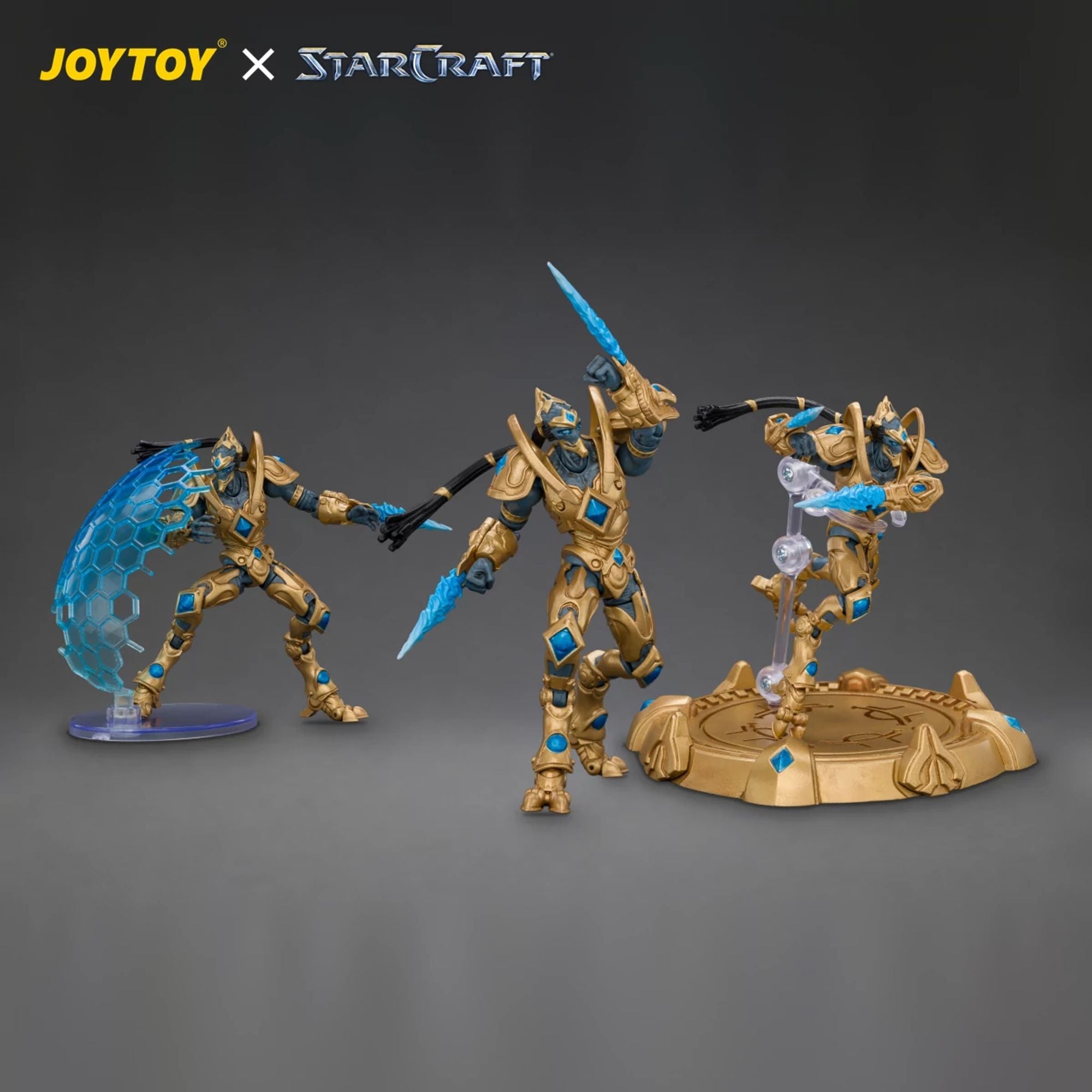 JoyToy Protoss Zealot Set Action Figure StarCraft 3 Pezzi