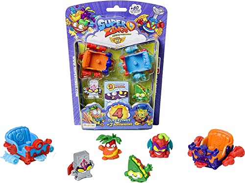 SuperThings Serie 5 Aerowagon Blister 4 Figure Giocattolo