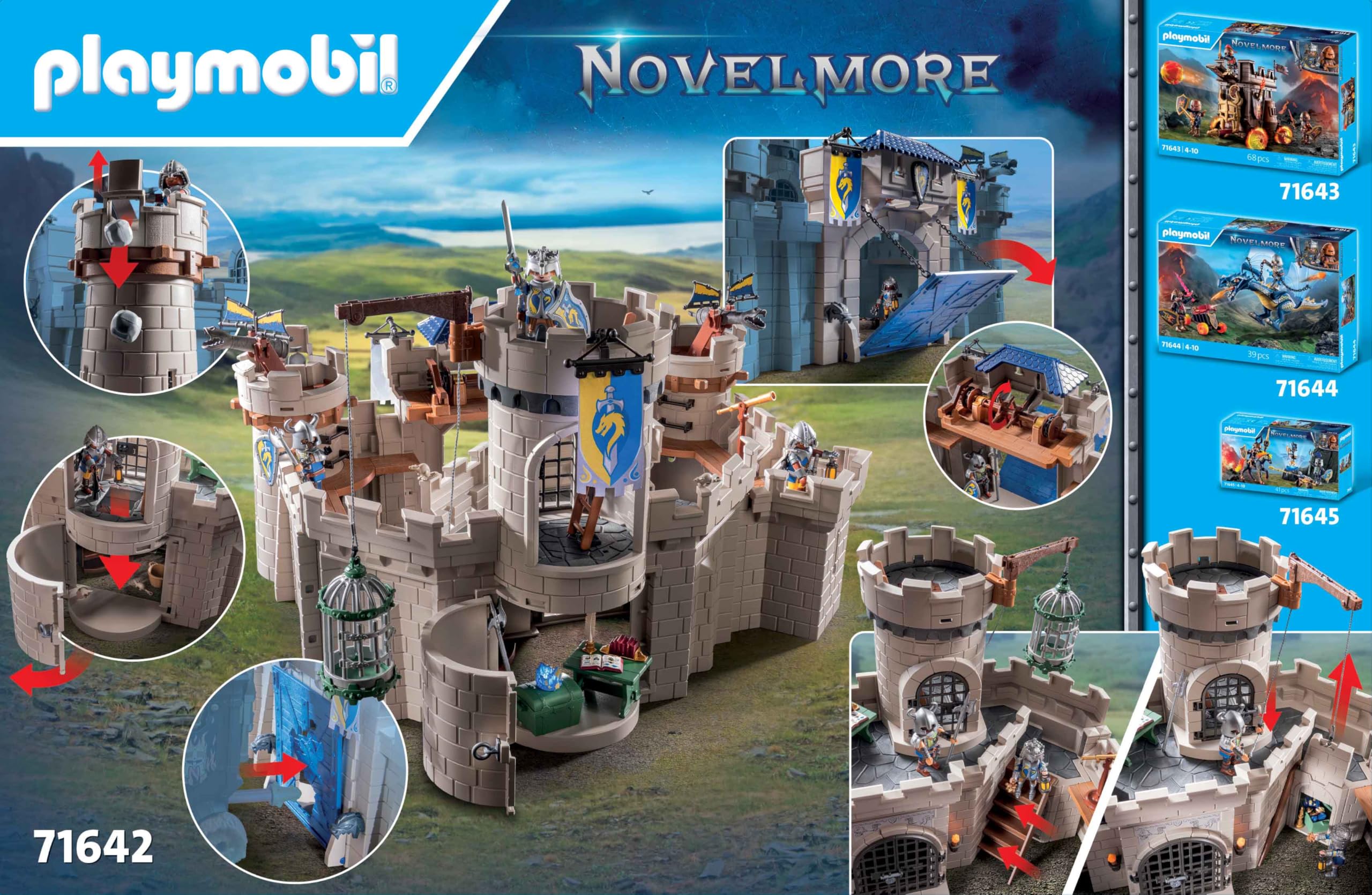 PLAYMOBIL Novelmore 71642 Castello di Arwynn Giocattolo