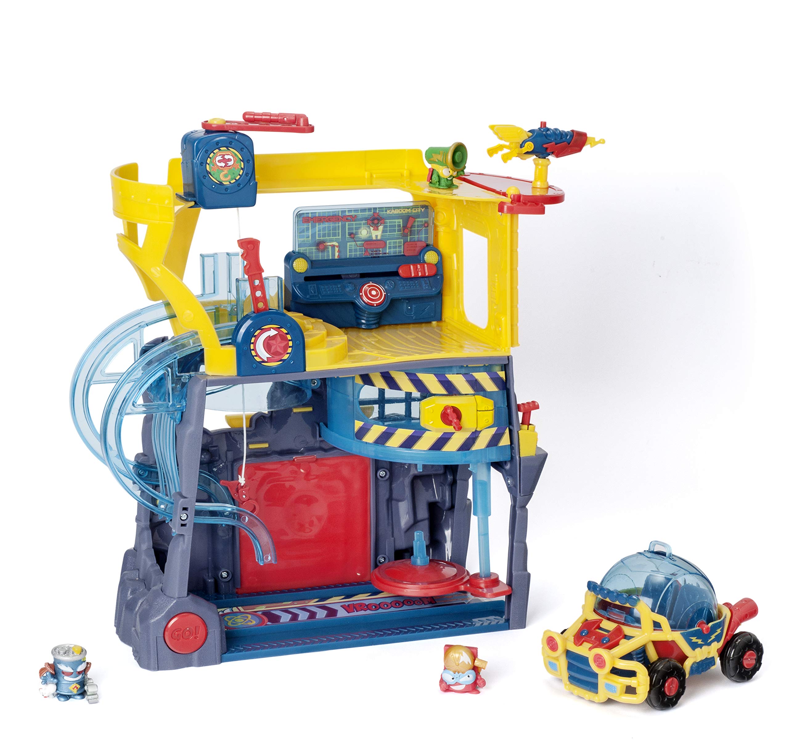 Superthings Heroes Headquarters quartier generale + veicolo