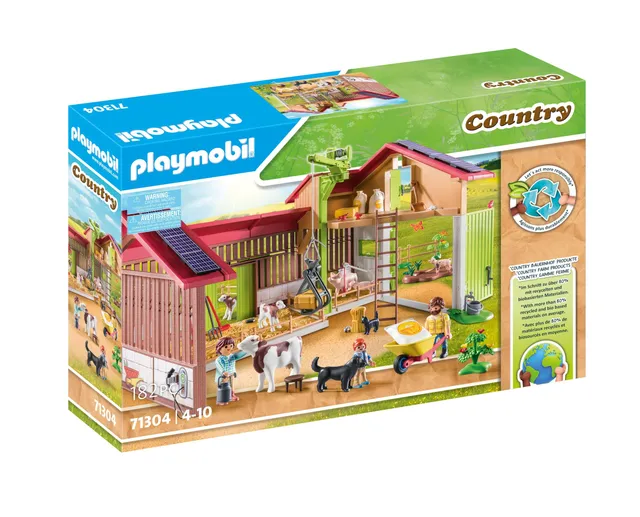 PLAYMOBIL Country 71304 Grande Fattoria Giocattolo Sostenibile