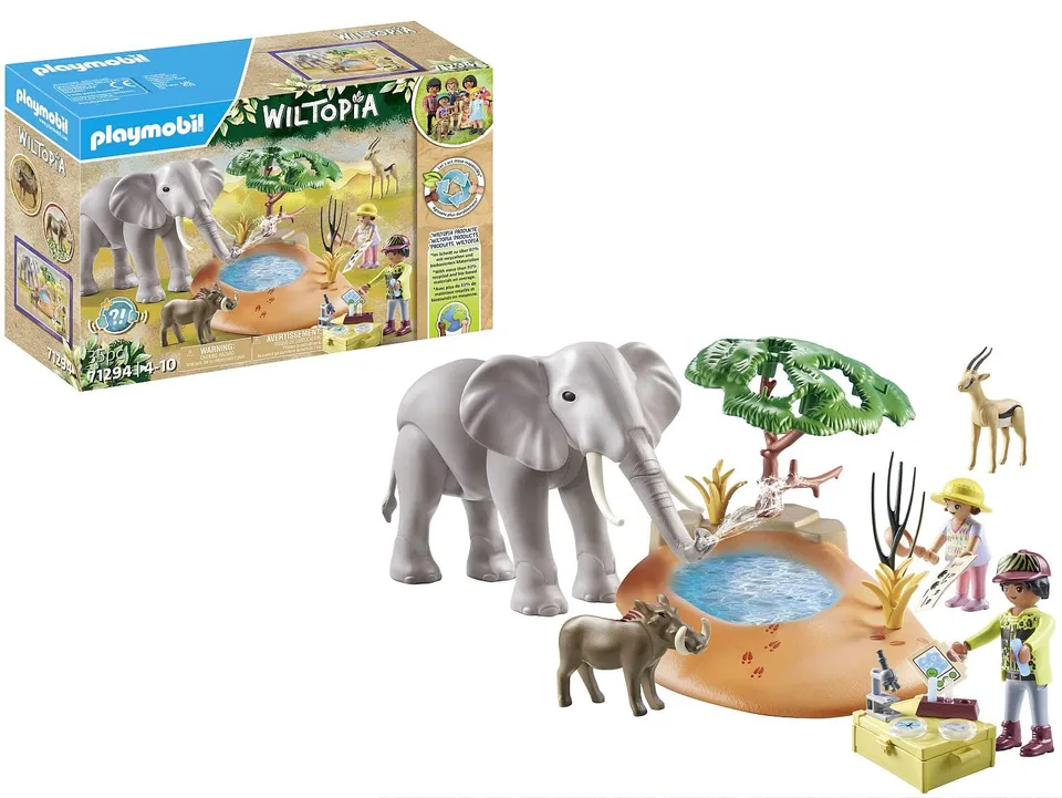 Playmobil Wiltopia 71294 Gita Oasi playset 35 pezzi elefante