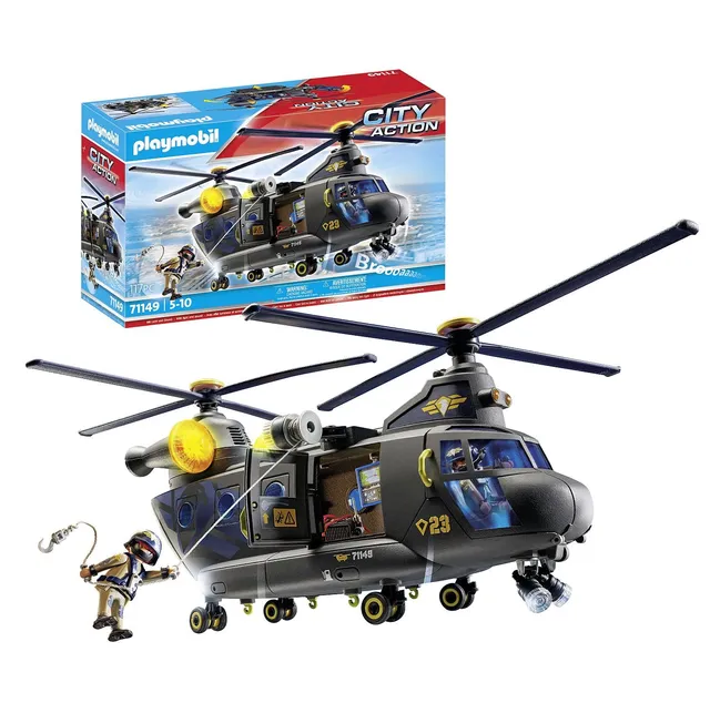 PLAYMOBIL 71149 City Action elicottero polizia unità speciale