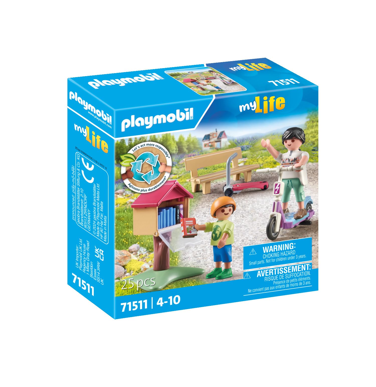 Playmobil My Life 71511 playset Book Sharing 25 pezzi