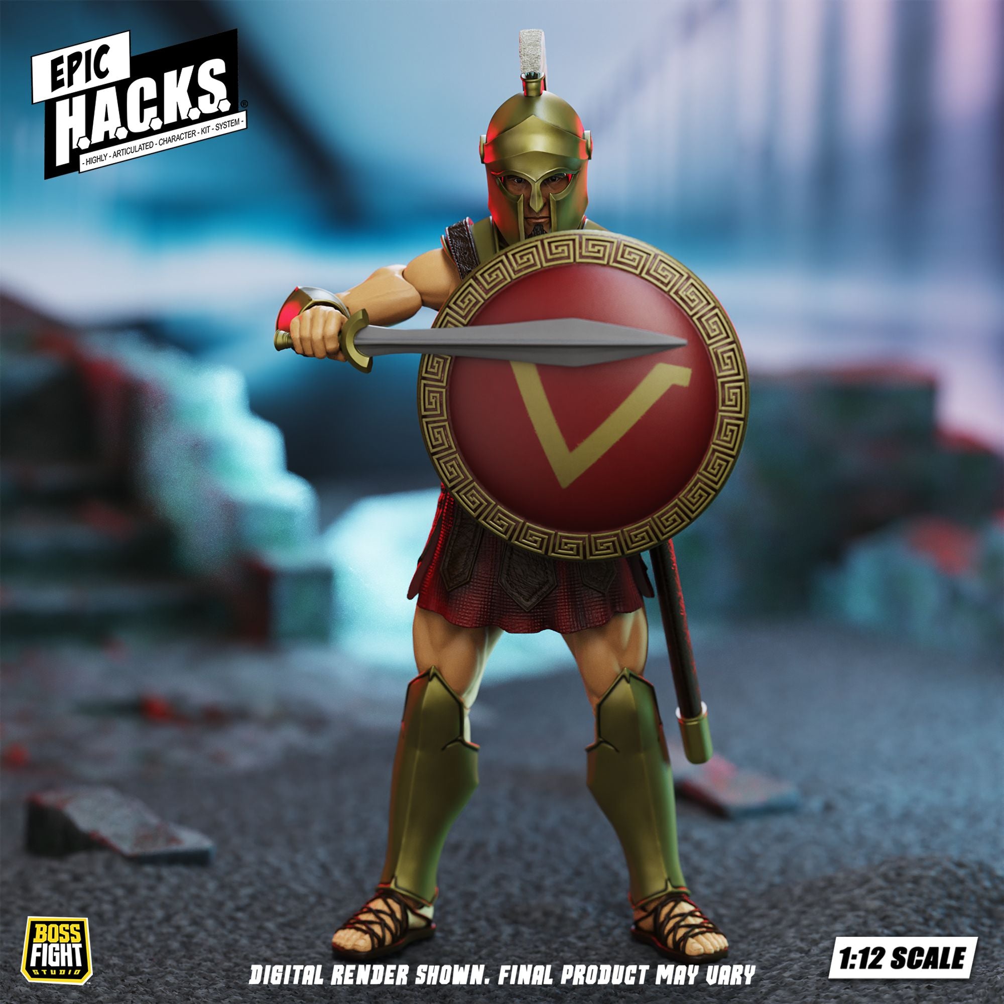 Boss Fight Spartan Pride of Sparta action figure Epic
