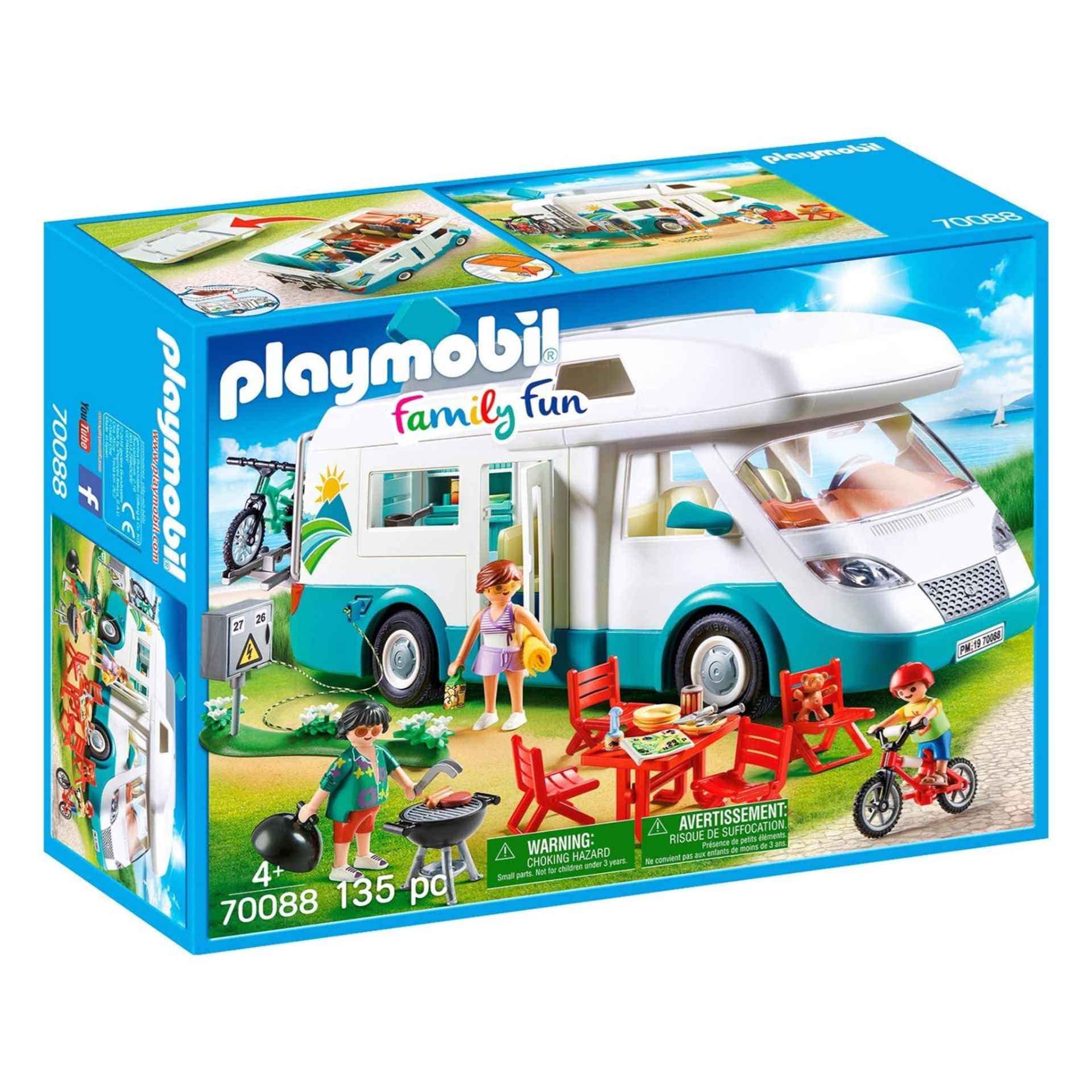 PLAYMOBIL My Life 70088 Camper con Famiglia in Vacanza 135 Pezzi