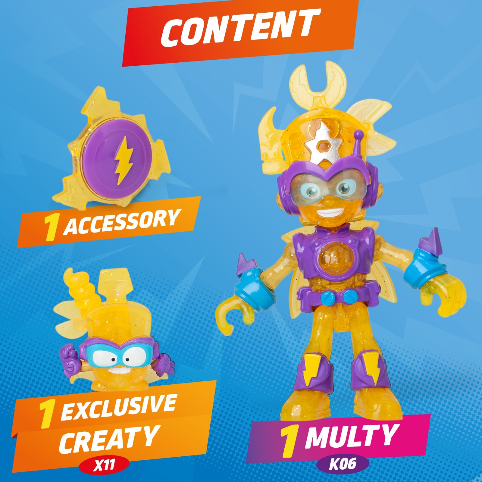 SuperThings Kazoom Kids Multy Figura Articolata con Creaty