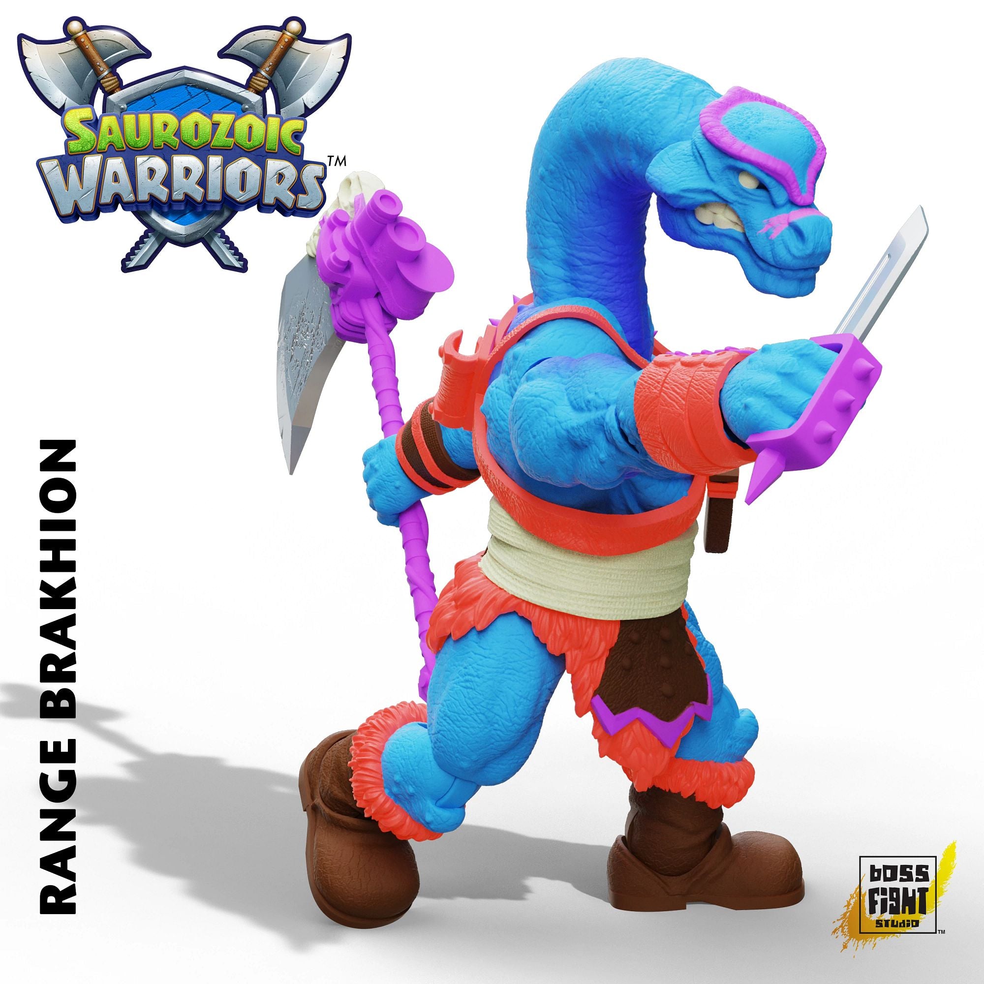 Boss Fight Studio Saurozoic Warriors Range Brakhion action figure