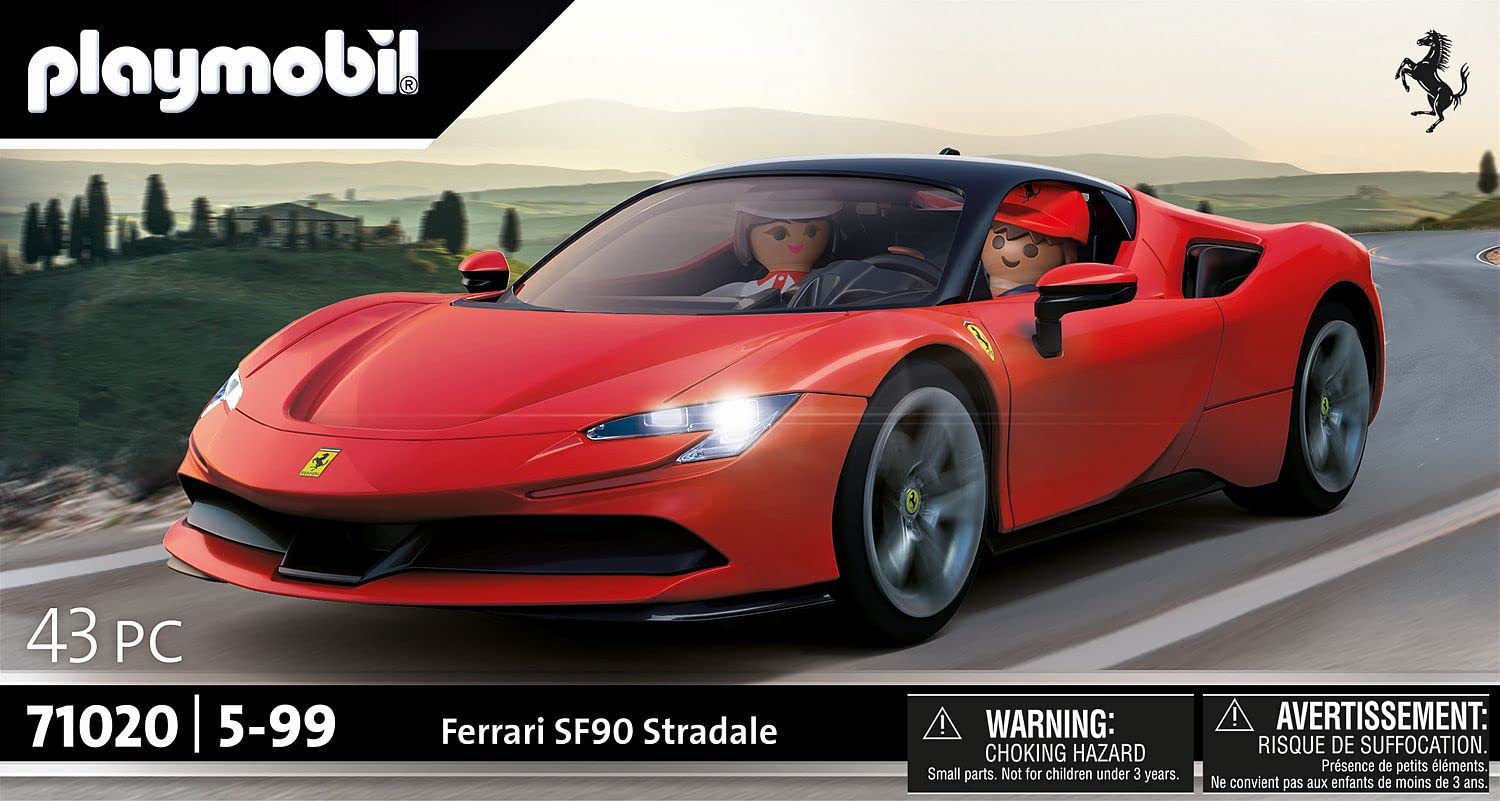 PLAYMOBIL 71020 Ferrari SF90 Stradale macchinina rossa 43 pezzi