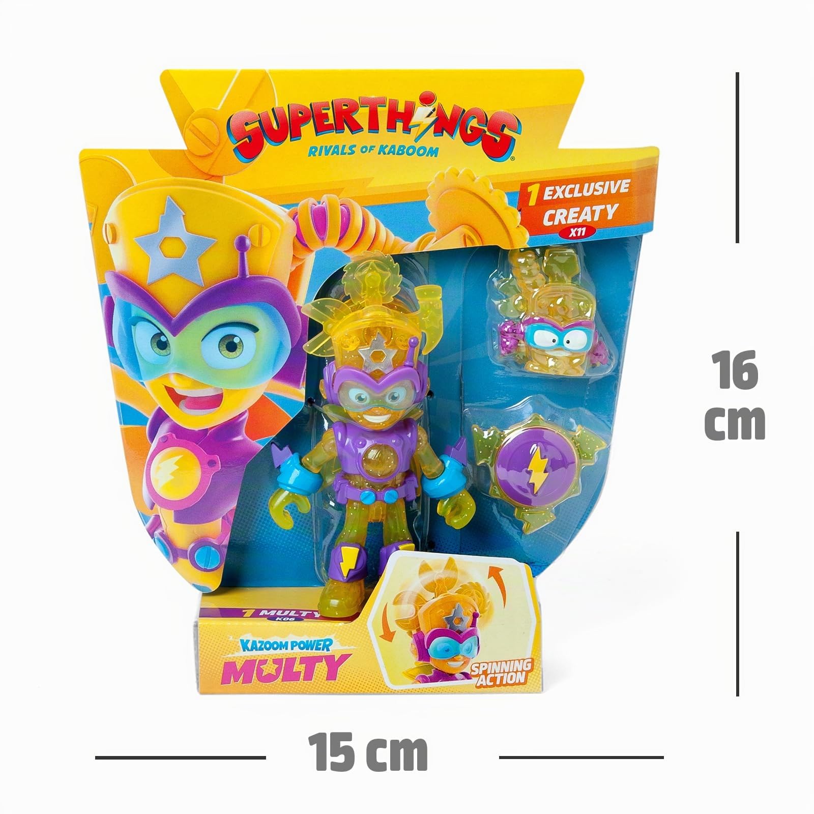SuperThings Kazoom Kids Multy Figura Articolata con Creaty