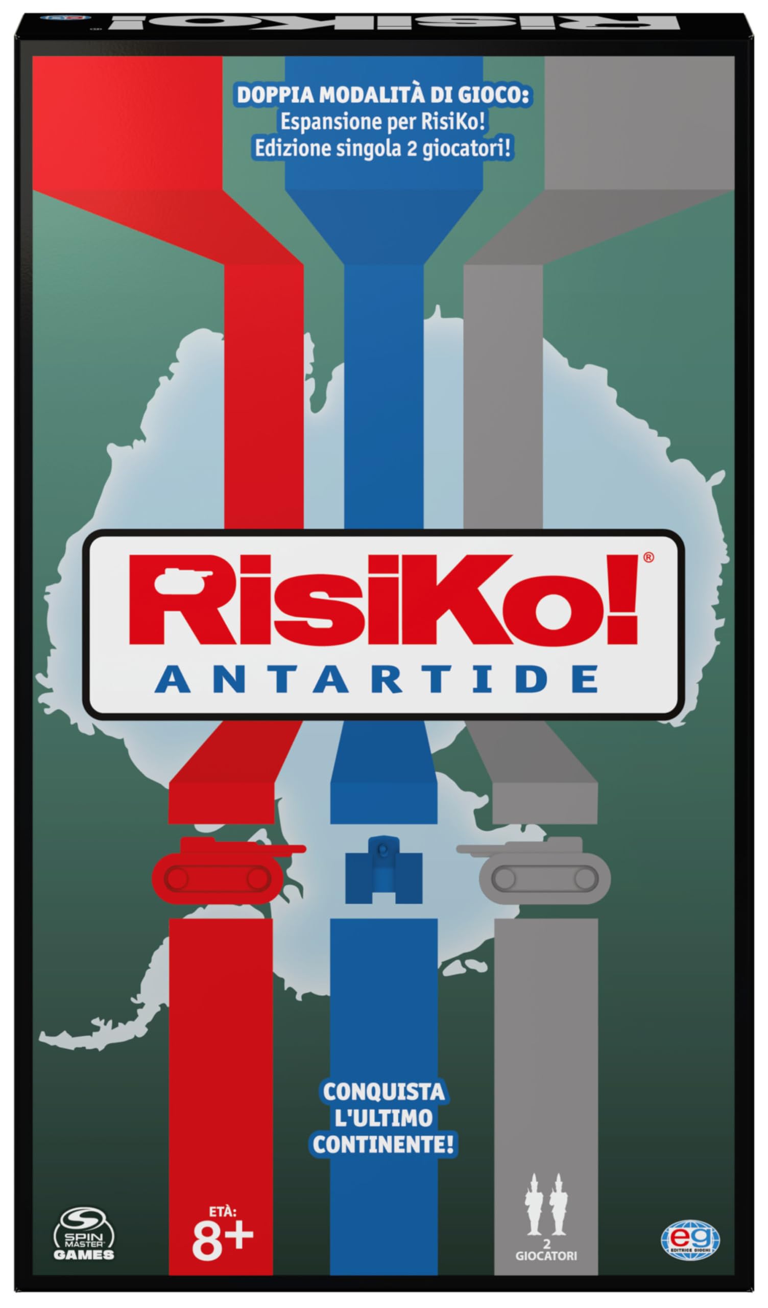 Risiko Antartide gioco tavolo strategia 2 giocatori 8+ anni