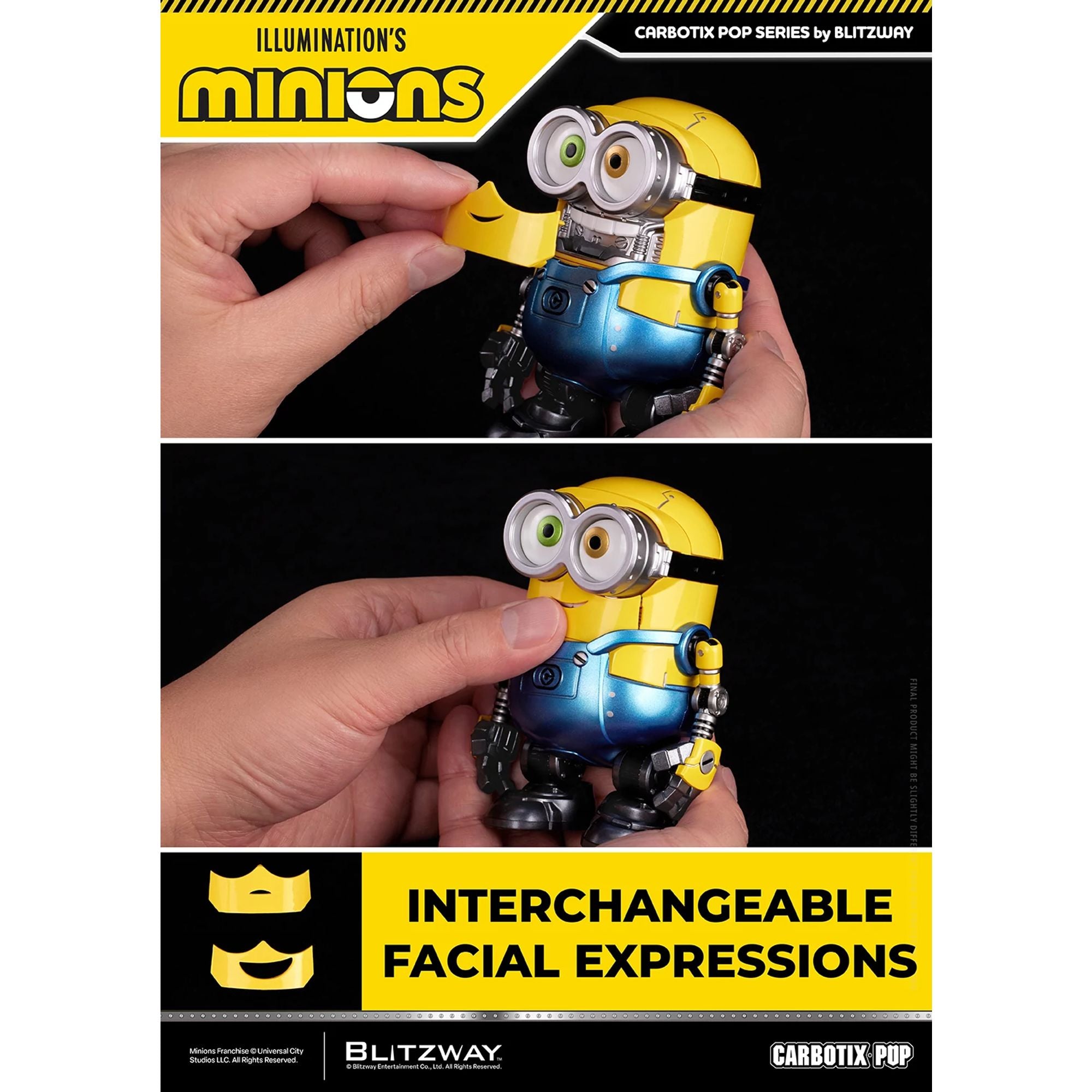 Blitzway Carbotix Pop Minion Bob action figure con banana