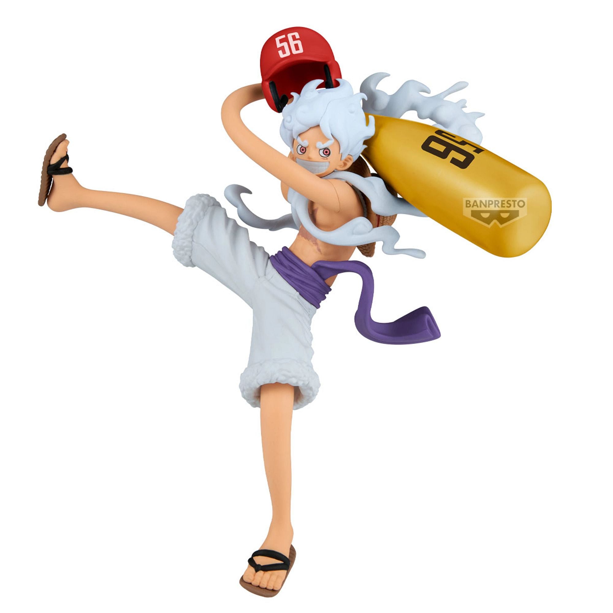 Banpresto One Piece Luffy Gear5 statua Battle Record