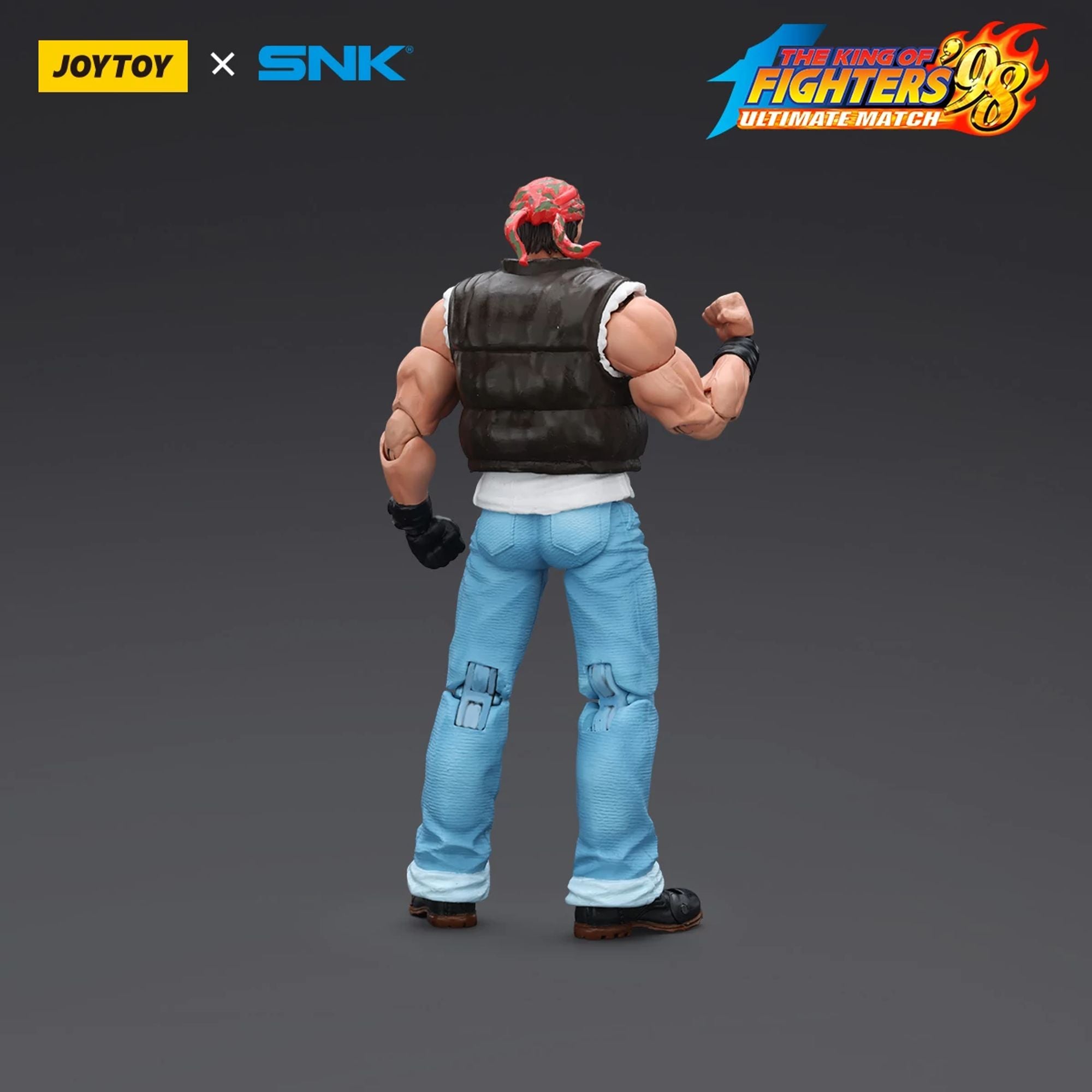 JoyToy SNK KOF 98UM Ralf Jones action figure 1/18 Ikari Warriors