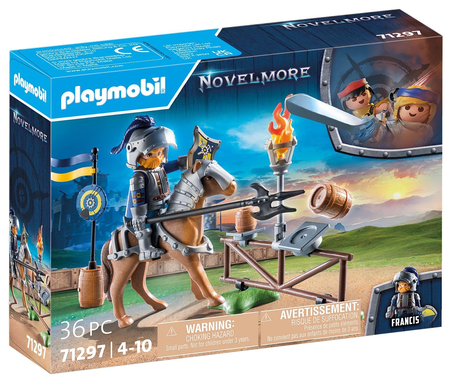 PLAYMOBIL Novelmore 71297 Giostra Medievale Giocattolo Cavaliere