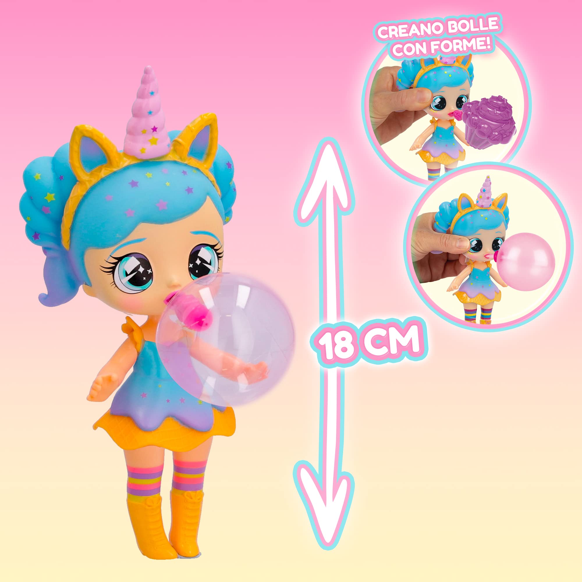 Bubiloons Bubigirls Quinn bambola gonfia palloncini 12 accessori