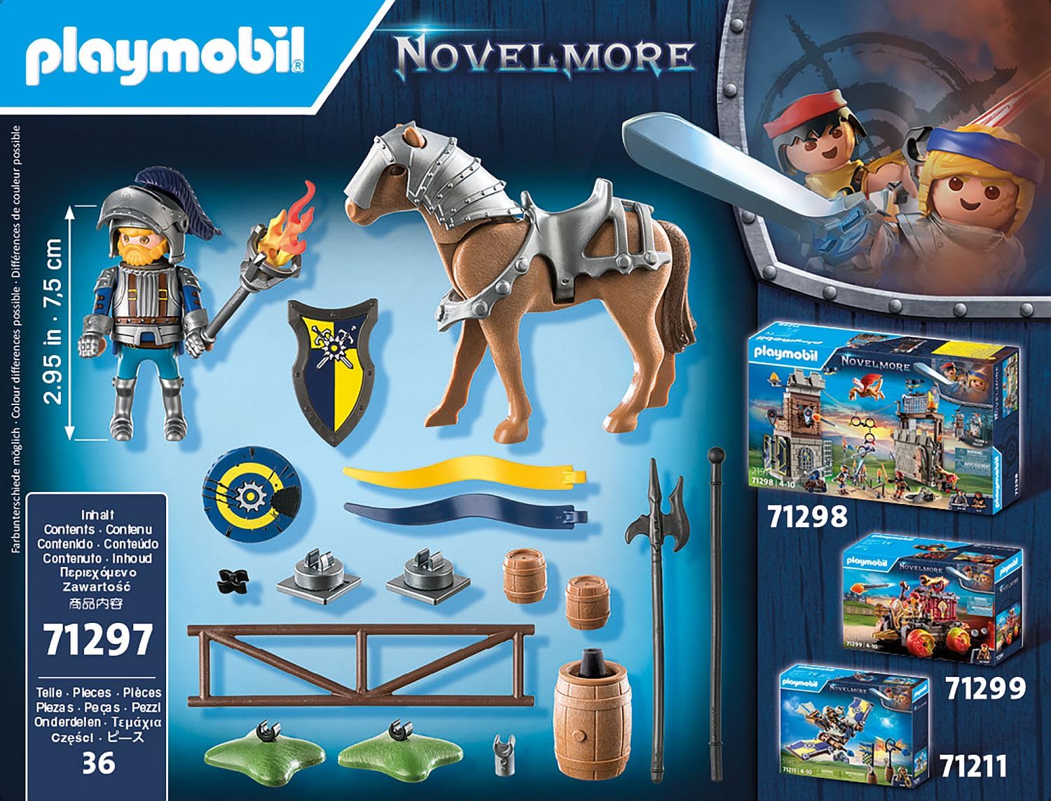 PLAYMOBIL Novelmore 71297 Giostra Medievale Giocattolo Cavaliere