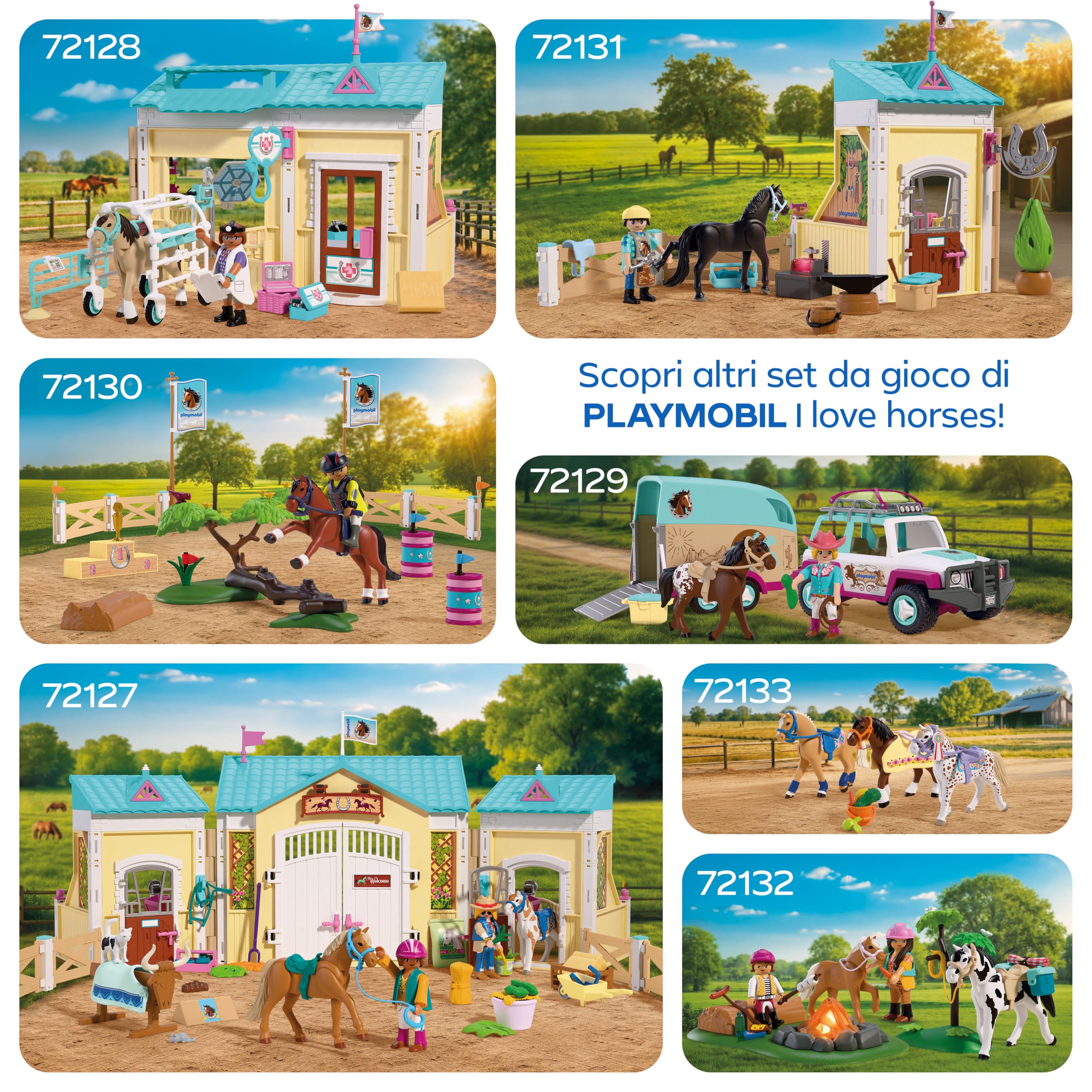 Playmobil I Love Horses 72128 clinica veterinaria con cavallo
