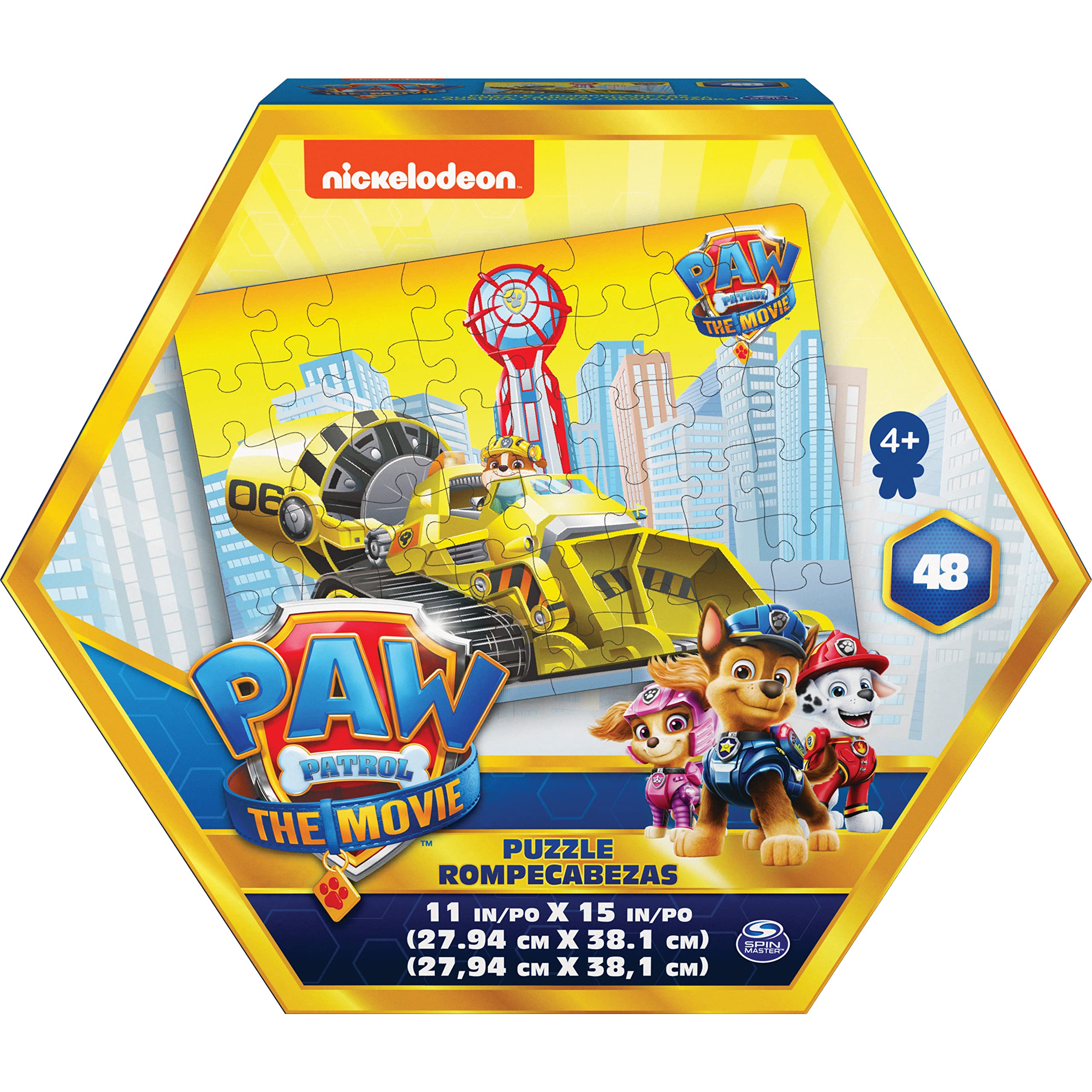 Spin Master Paw Patrol Puzzle 48 Pezzi Super Film 4+ Anni