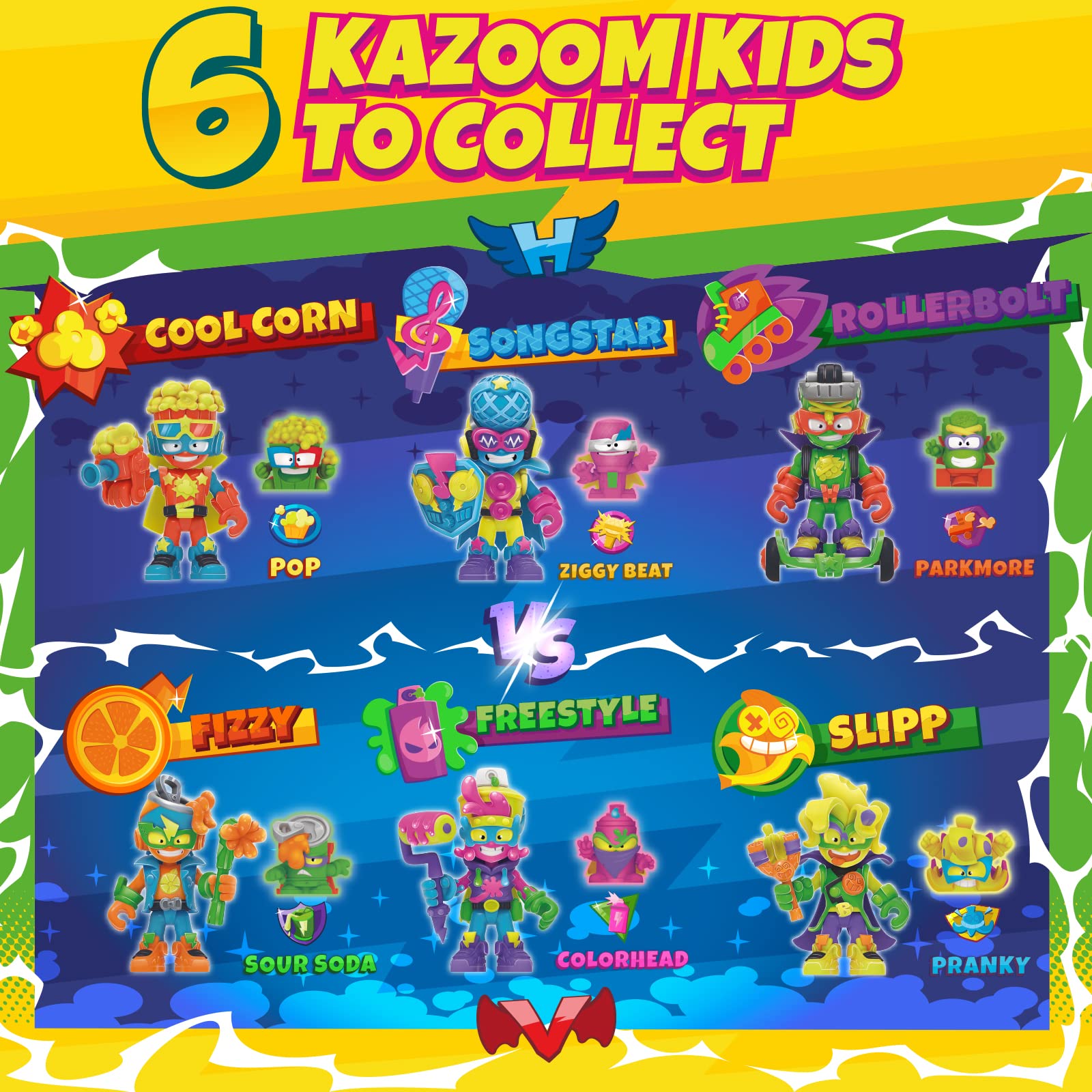 Superthings Kazoom Kids Neon Power Kazoom Kid personaggio neon