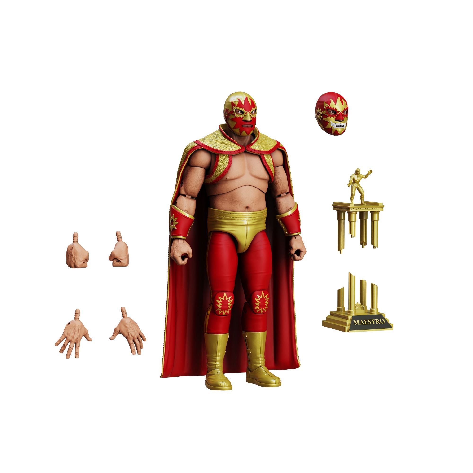 Boss Fight Studio Lucha Libre Solar action figure