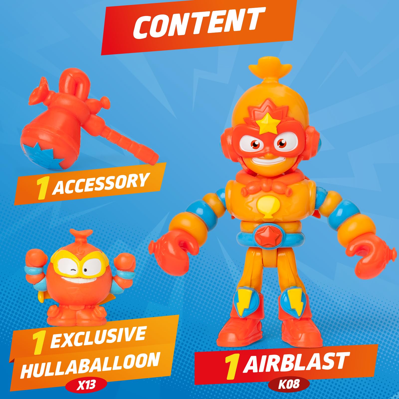Superthings Kazoom Kids AirBlast Action Figure Snodata