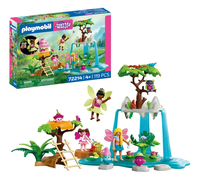 PLAYMOBIL Fantasy 72214 luogo incontro magico cascata