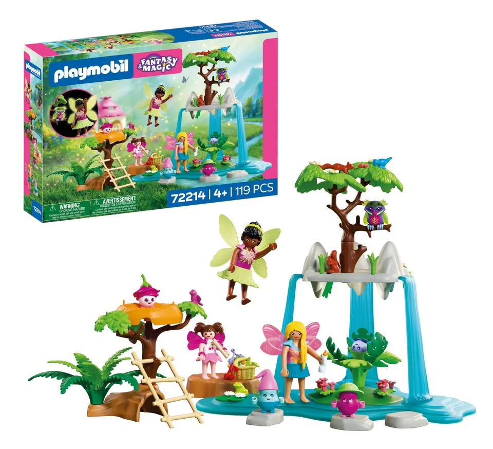 PLAYMOBIL Fantasy 72214 luogo incontro magico cascata