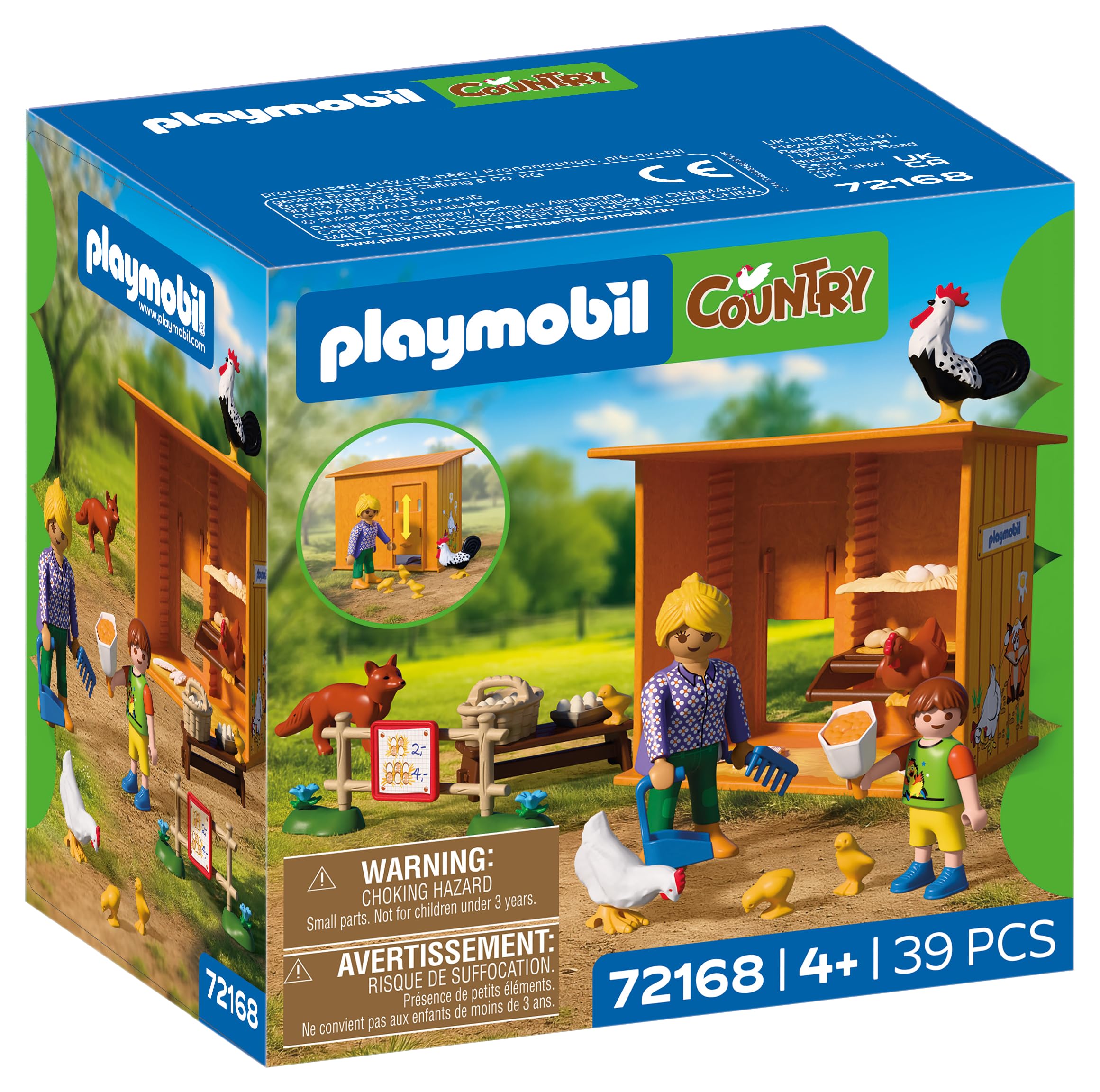 PLAYMOBIL Country 72163 Piccolo Trattore con Ranghinatore e Mucca