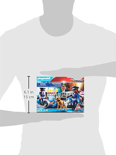 Playmobil City Action 6878 playset Blocco stradale 48 pezzi