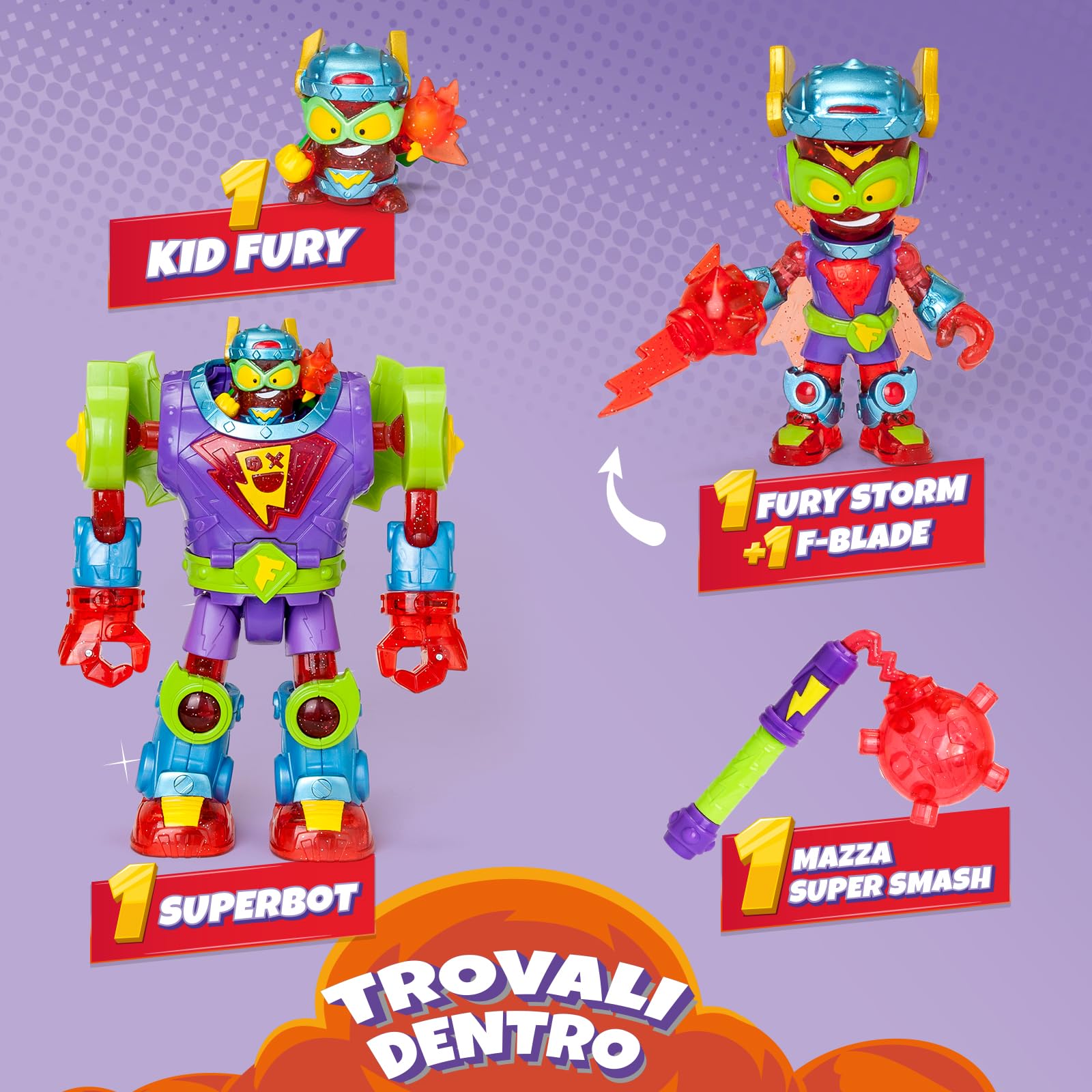 Superthings Superbot Fury Storm robot Kazoom Kid eroe