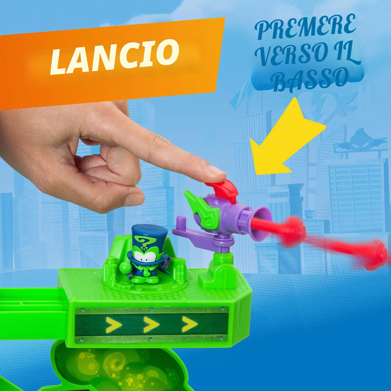 Superthings Kazoom Power Torre Enigma playset con luci