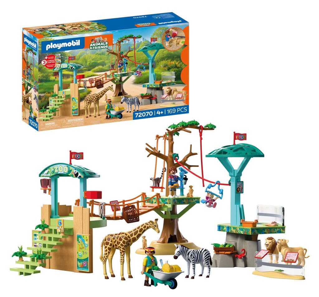 Playmobil Animals 72068 elefante con guardiano zoo