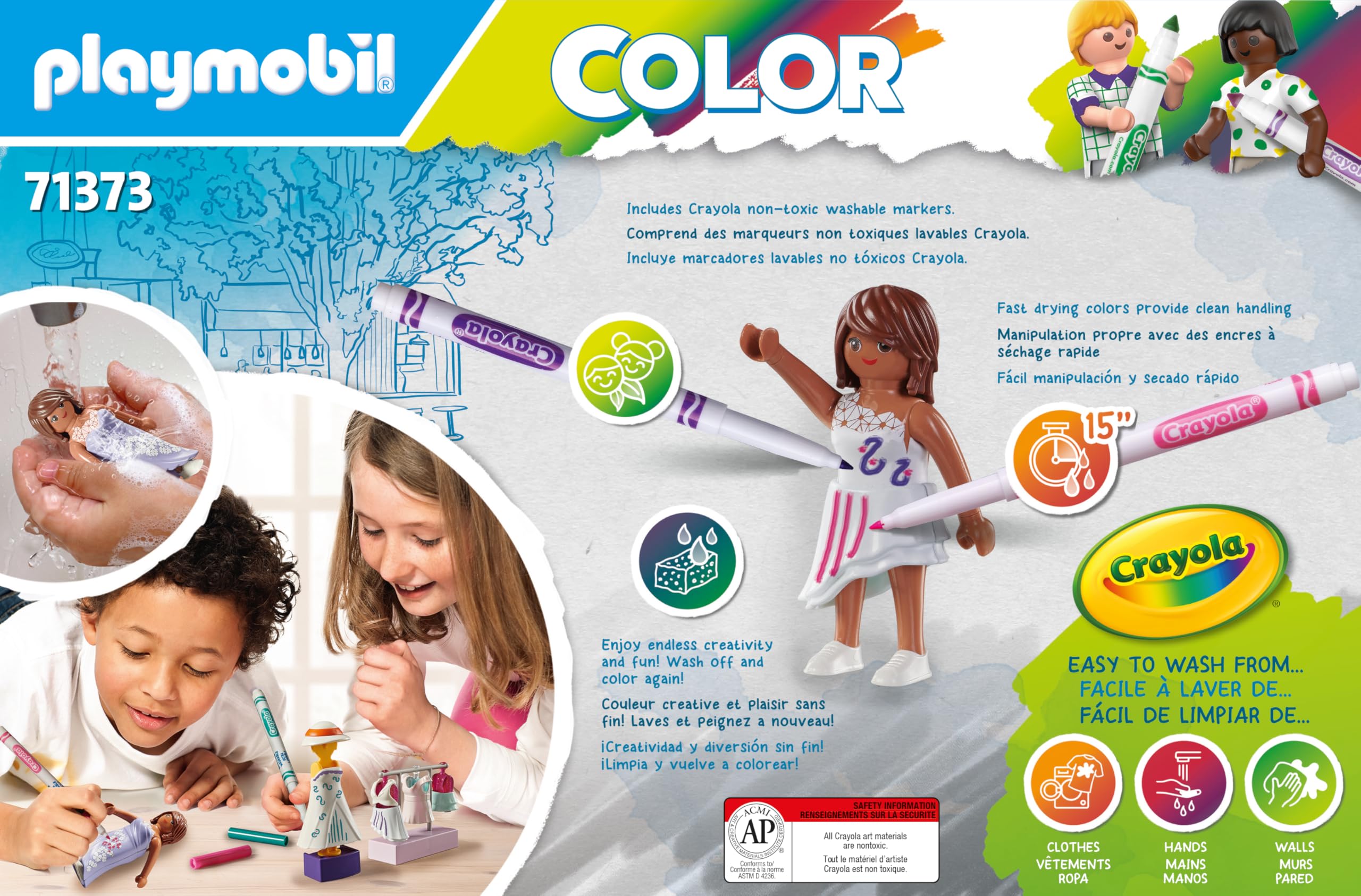 Playmobil Color 71373 Atelier di Moda playset 45 pezzi da 5 anni