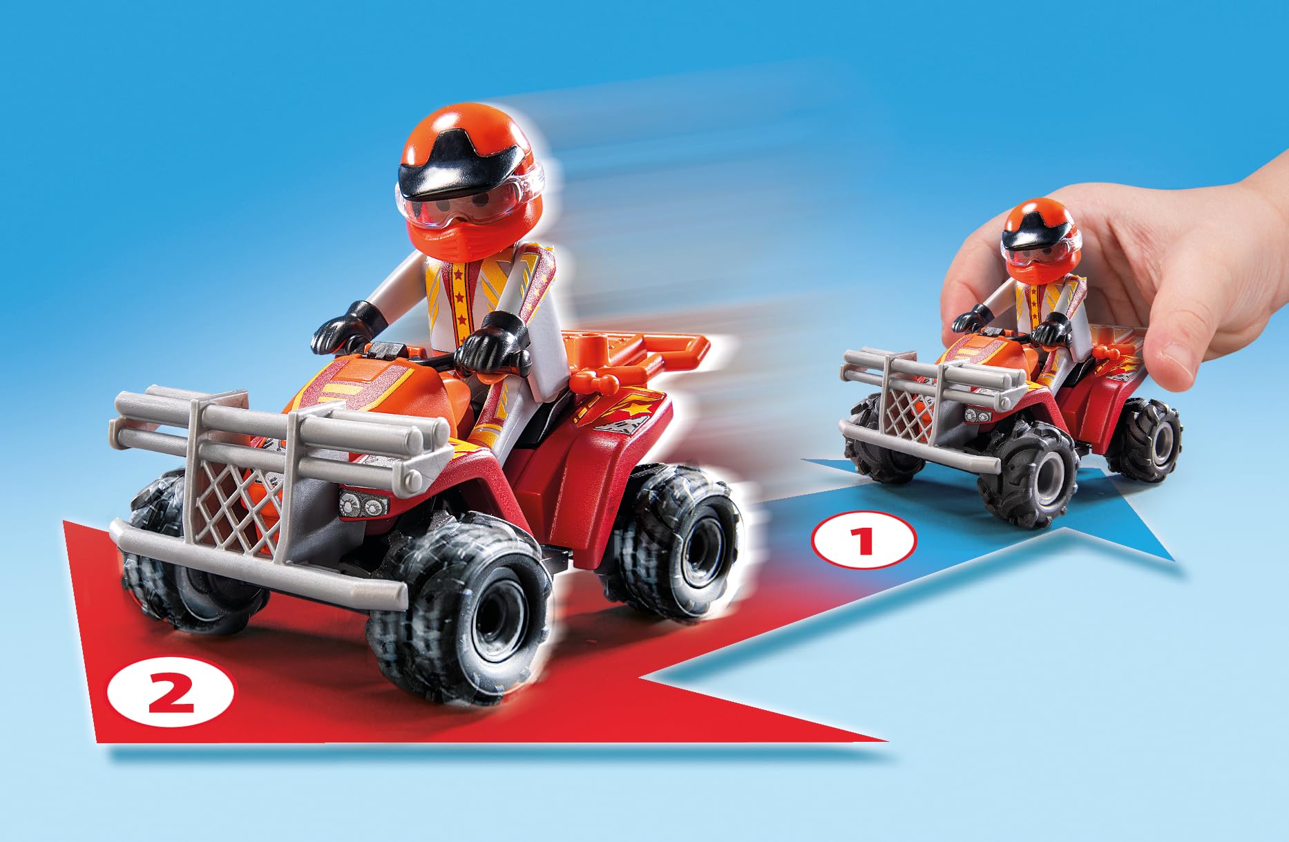 Playmobil Sports 71808 Stunt Show Rampa Auto dai 4 Anni