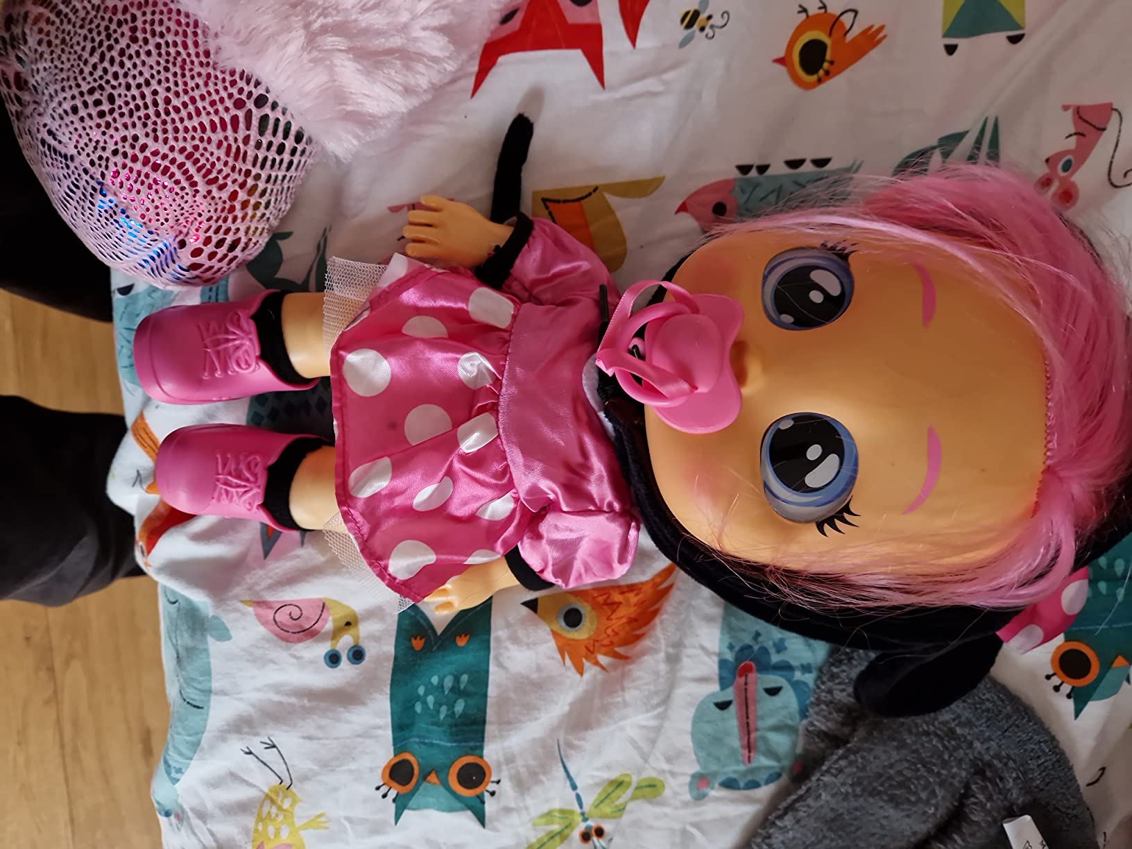 IMC Cry Babies Dressy Minnie Bambola Interattiva 30 cm Rosa