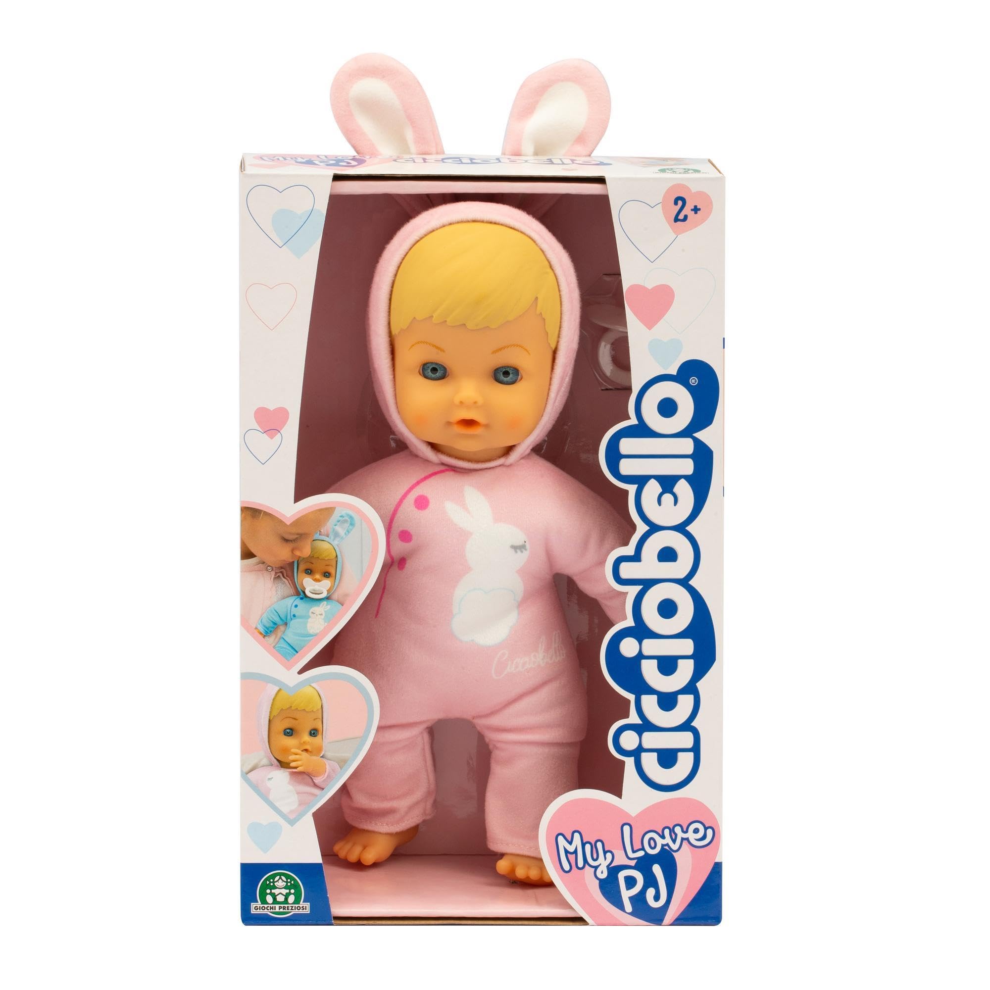 Cicciobello My Love bambola 24 cm rosa pigiama coniglietto