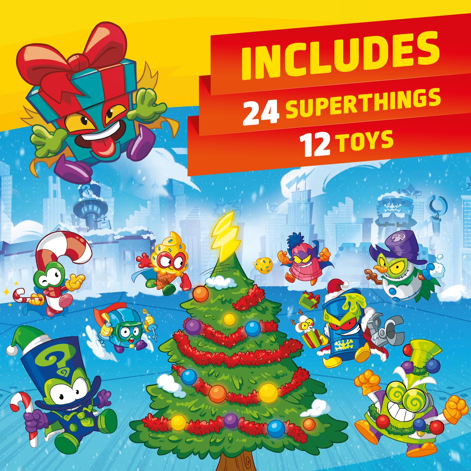 Superthings Calendario Avvento 24 Sorprese Minifigure Natale