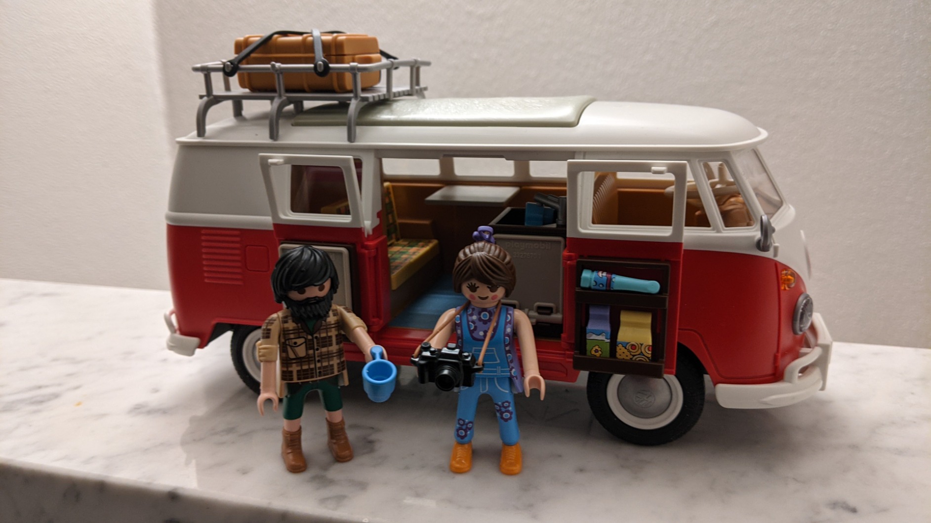 PLAYMOBIL Volkswagen 70176 Bulli T1 bus campeggio rosso