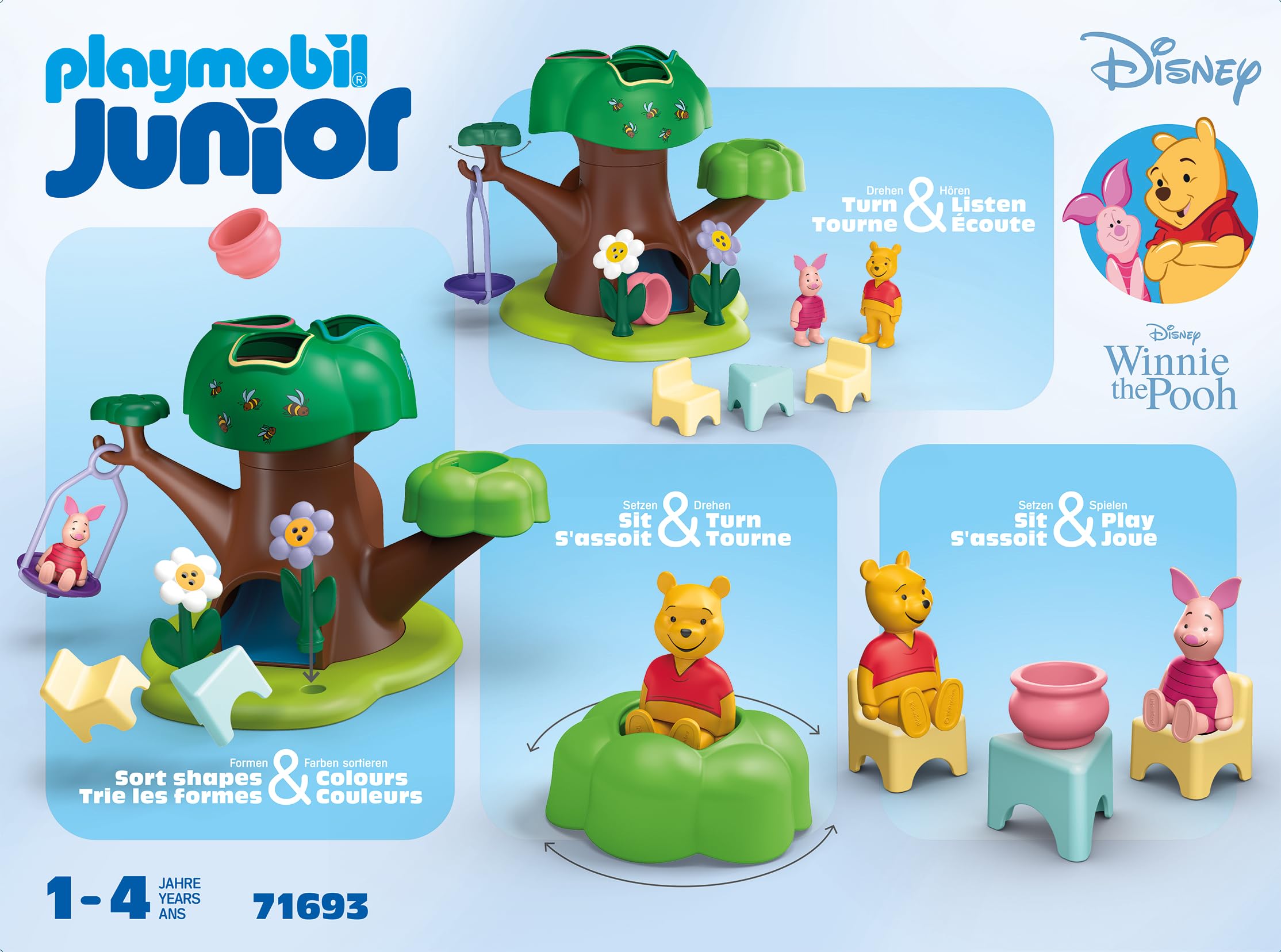 PLAYMOBIL Junior Disney 71693 Casa Albero Winnie Pooh Playset