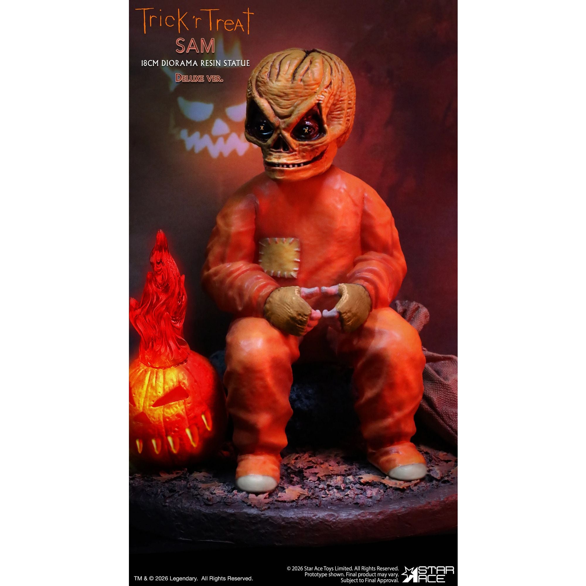 Star Ace Trick'r Treat Sam DX statua resina 18 cm