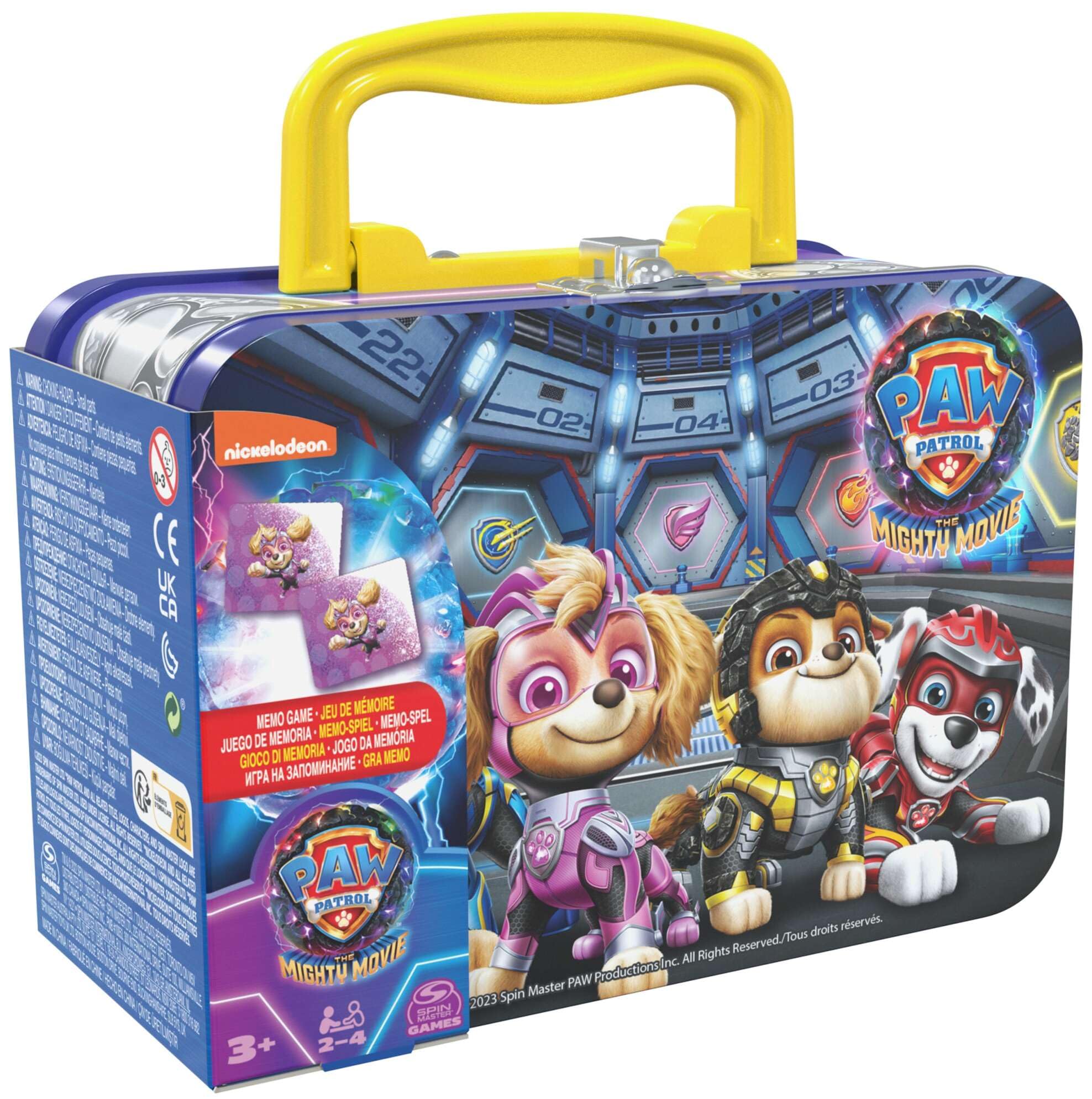 Spin Master Kids Games Paw Movie 2 memory mini tin