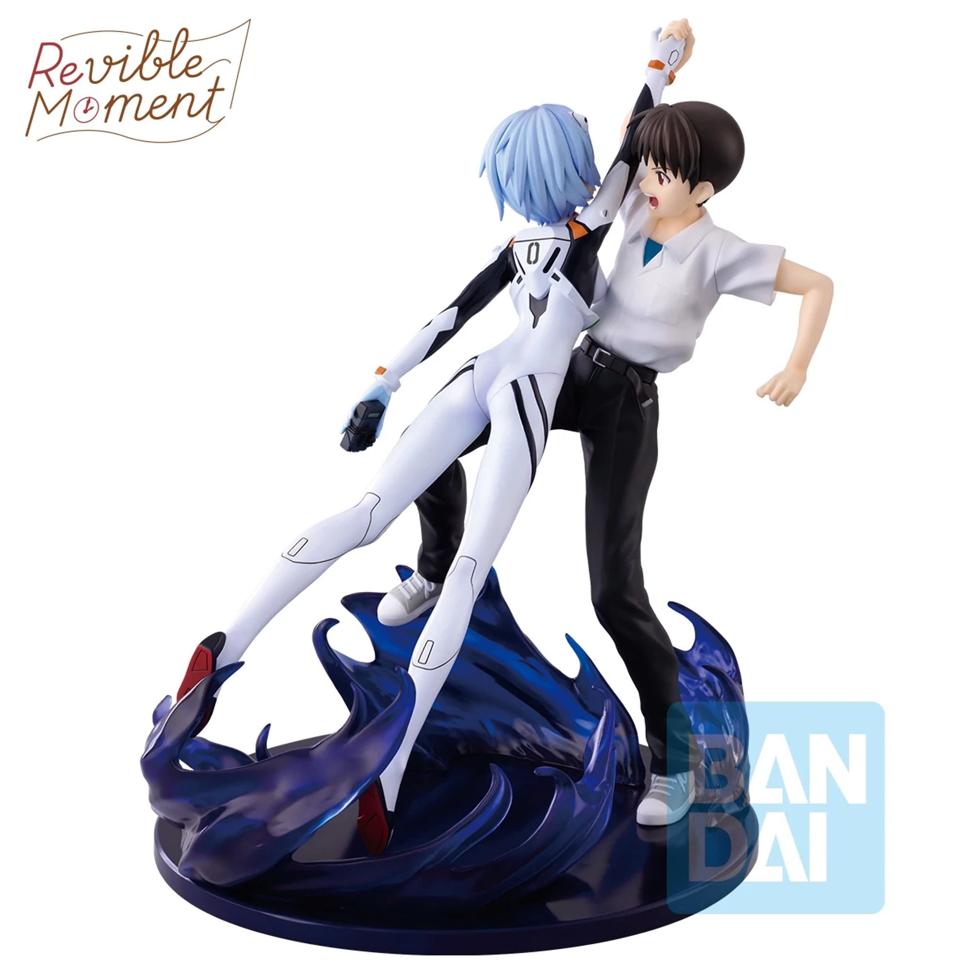 Bandai Spirits Evangelion Shinji Ayanami statua Revible Moment