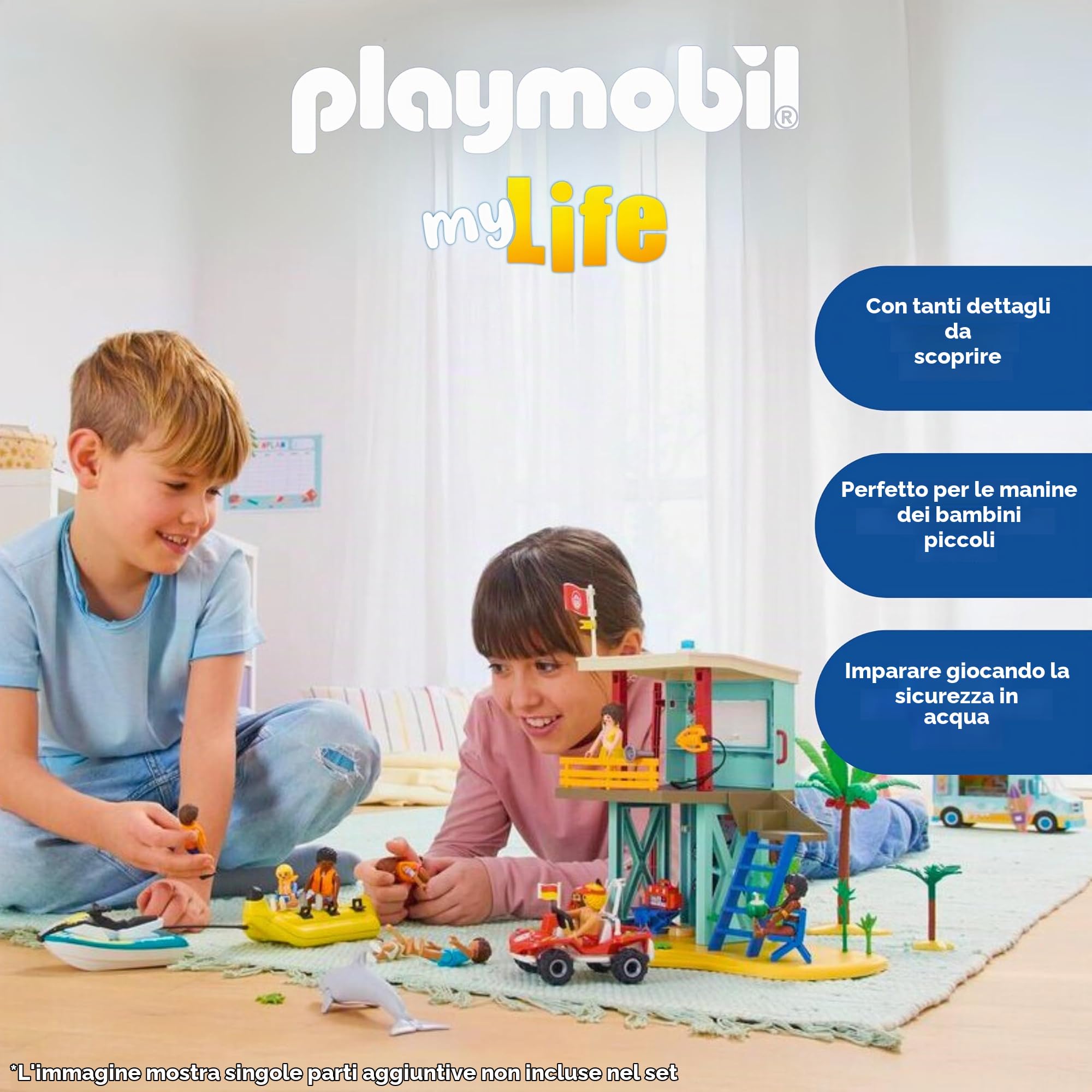 PLAYMOBIL My Life 71905 Banana Boat Giocattolo Spiaggia 4 Anni
