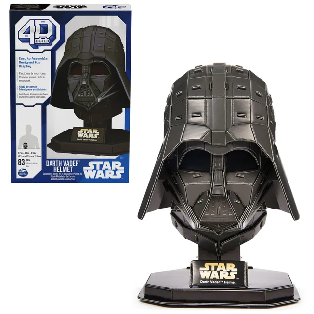 Spin Master Building Sets 4D Build Darth Vader Helmet puzzle 3D