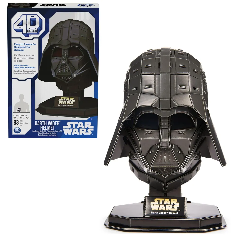 Spin Master Building Sets 4D Build Darth Vader Helmet puzzle 3D